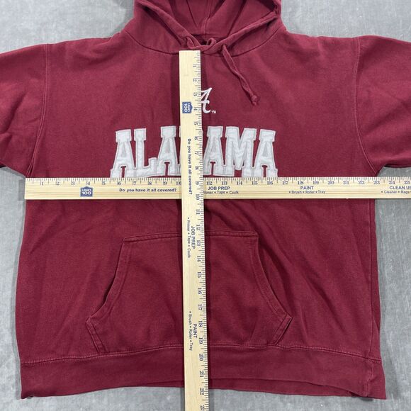 Alabama Crimson‎ Tide Mens Large Red J. America Pullover Sweatshirt Hoodie - Picture 4 of 6